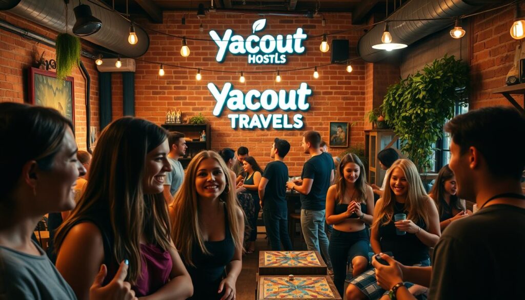 hostel social atmosphere travelers